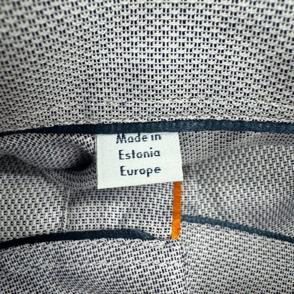 Eton Slim-Fit Grey Cotton Dress Shirt - Picture 5 of 7